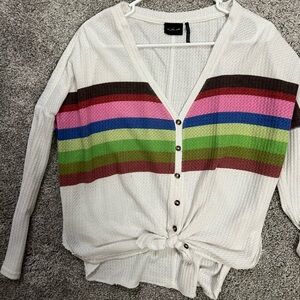 urban outfitters waffle knit top